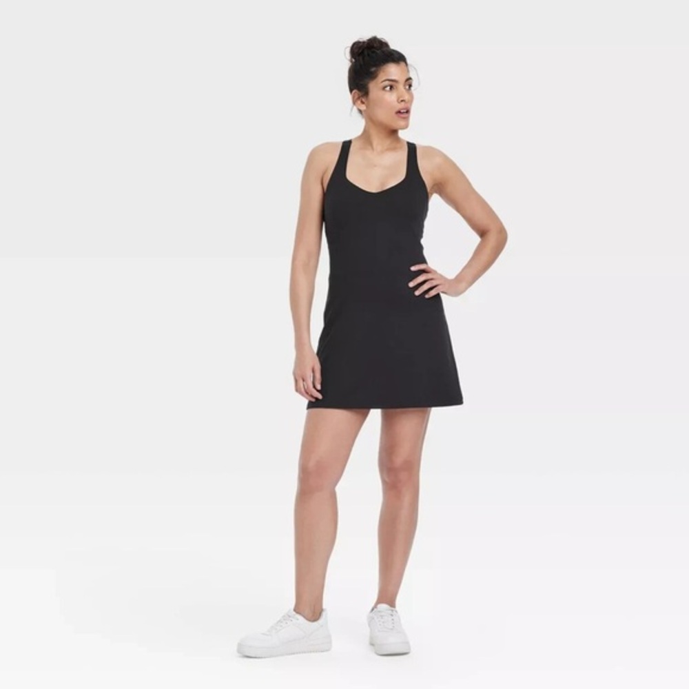 All In Motion Knit Halter Activewear Dress With Built In Shorts size XS - NWT